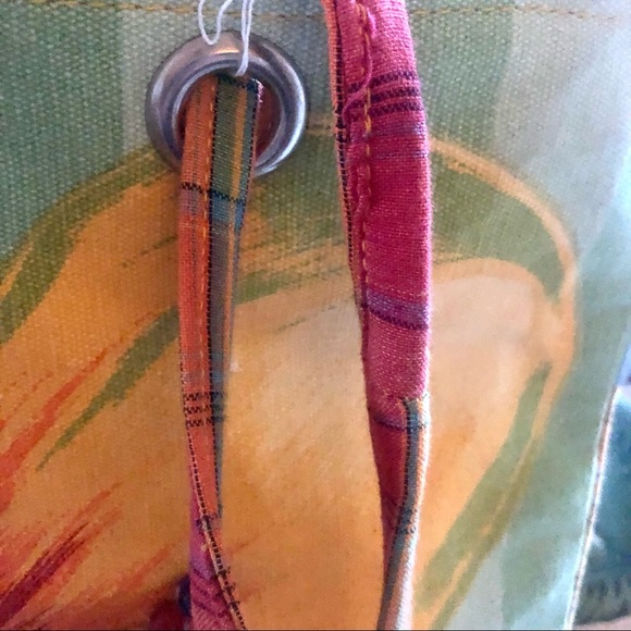 NWT Sun n’ Sand Bright & Sunny Beaded Sunflower Beach Bag Shopping Bag - Picture 4 of 9